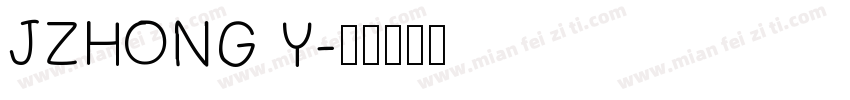 JZHONG Y字体转换